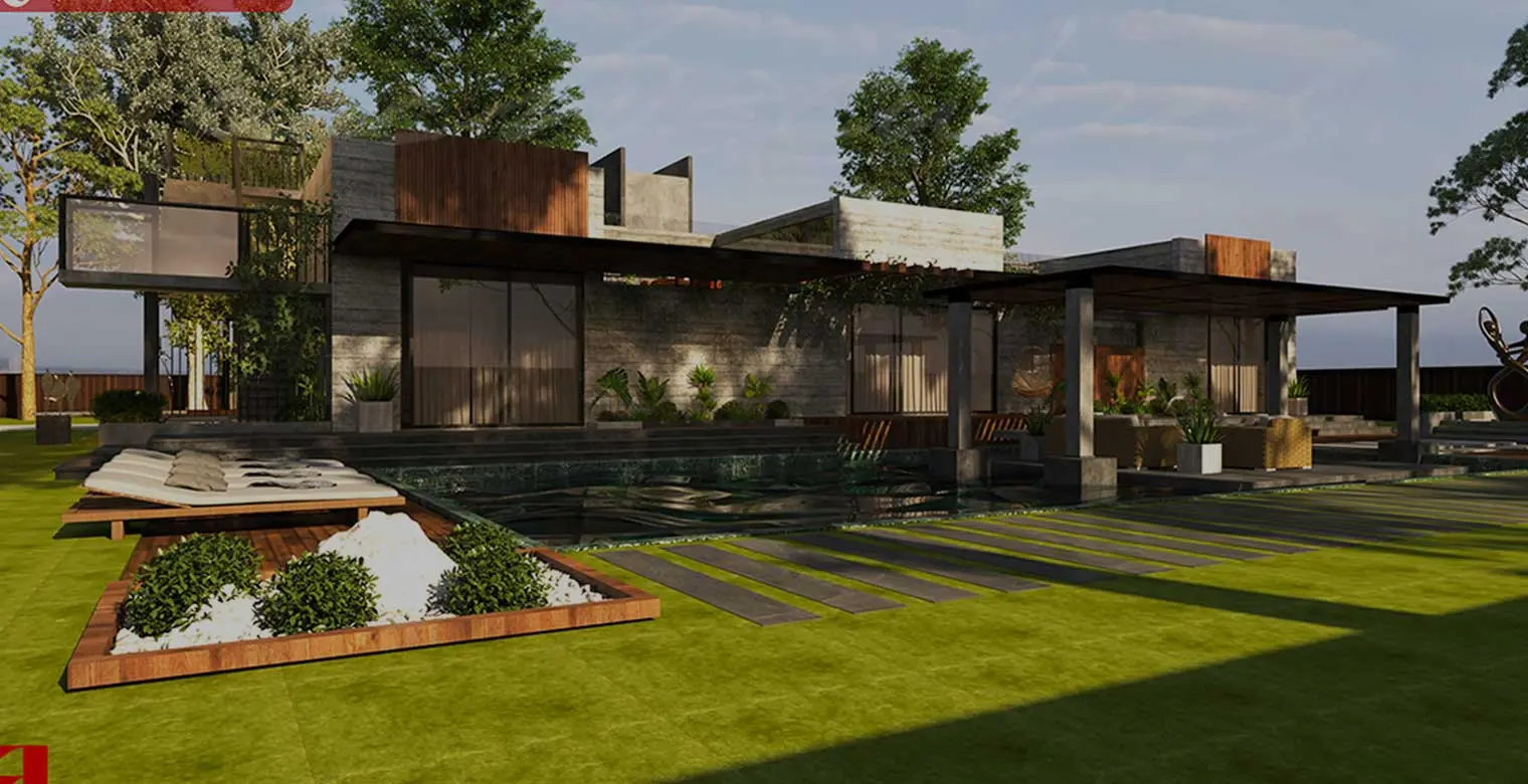 Best Architect in Lahore | Archi Cubes - Home Exterior Design For Dr.Qayyum Residential Villa