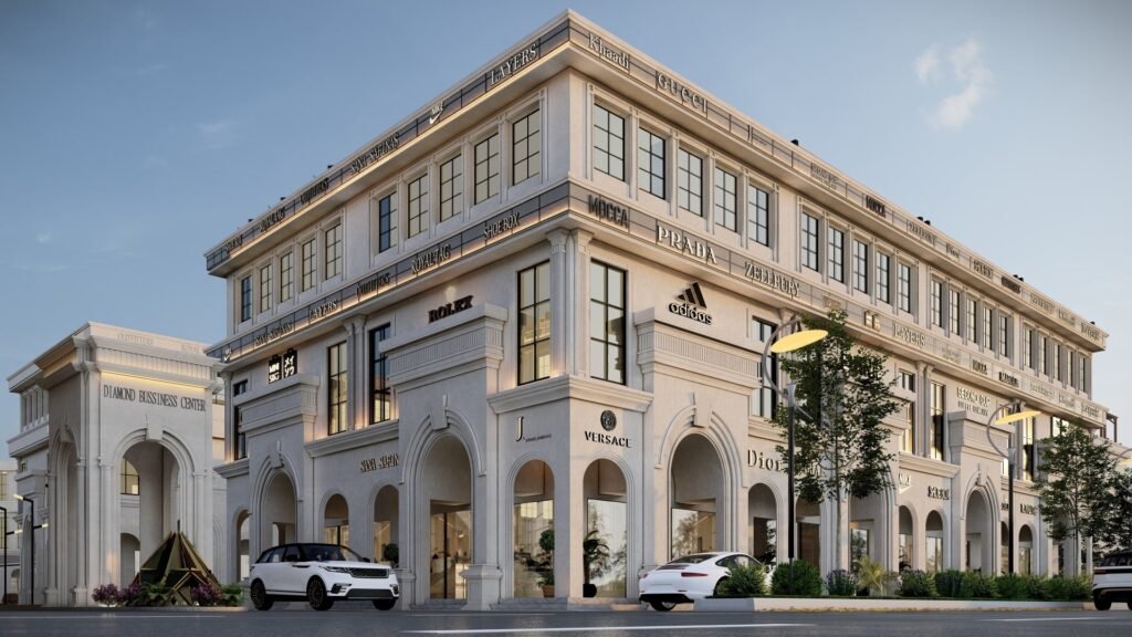 Best Architects in Lahore | Archi-cubes Work - Diamond Hub Commercial Design