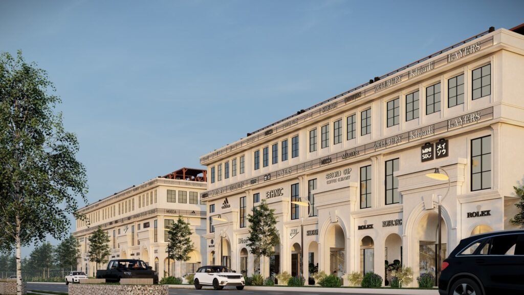 Famous Architects in Lahore | Archi-Cubes Work - Diamond Hub Commercial Design