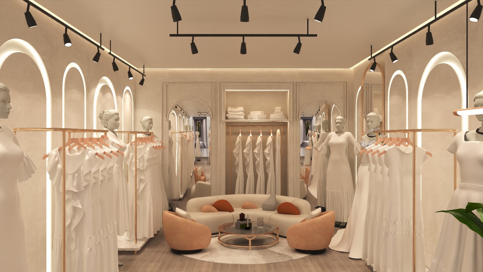 Khadija Hajra Boutique (Taana Baana) - Interior Design by Archi Cubes Best Architects in Lahore