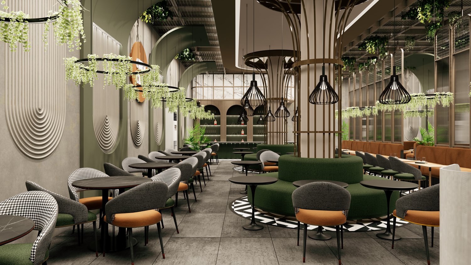 Fast Food Cafe (Pasrur) - Interior Design by Archi Cubes Best Architects in Lahore