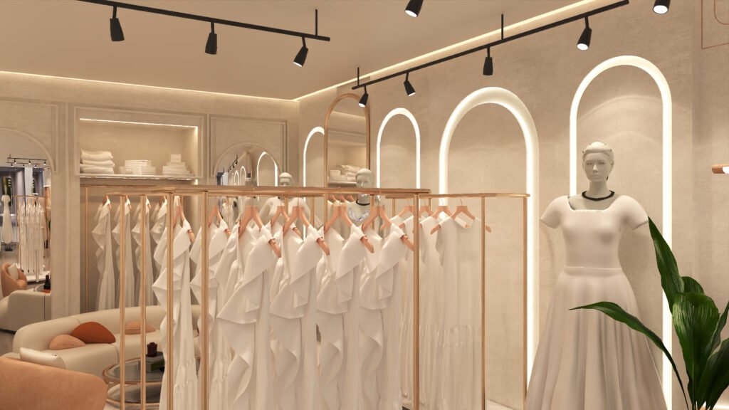 Khadija Hajra Boutique (Taana Baana) - Interior Design by Archi Cubes Best Architects in Lahore