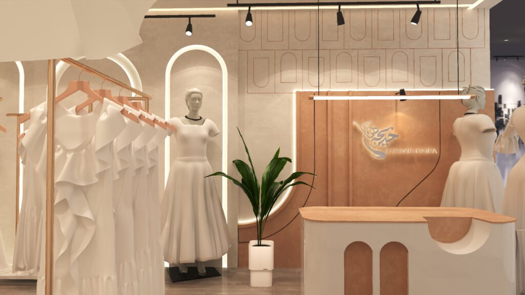 Khadija Hajra Boutique (Taana Baana) - Interior Design by Archi Cubes Best Architects in Lahore