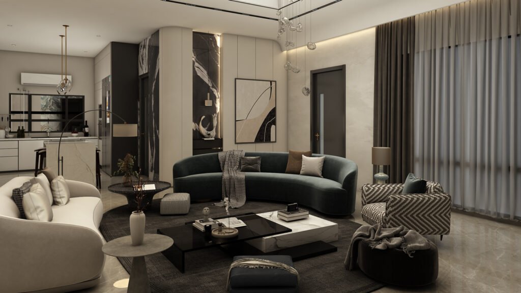 Mr. Khawar House Interior Design by Archi Cubes Best Architects in Lahore