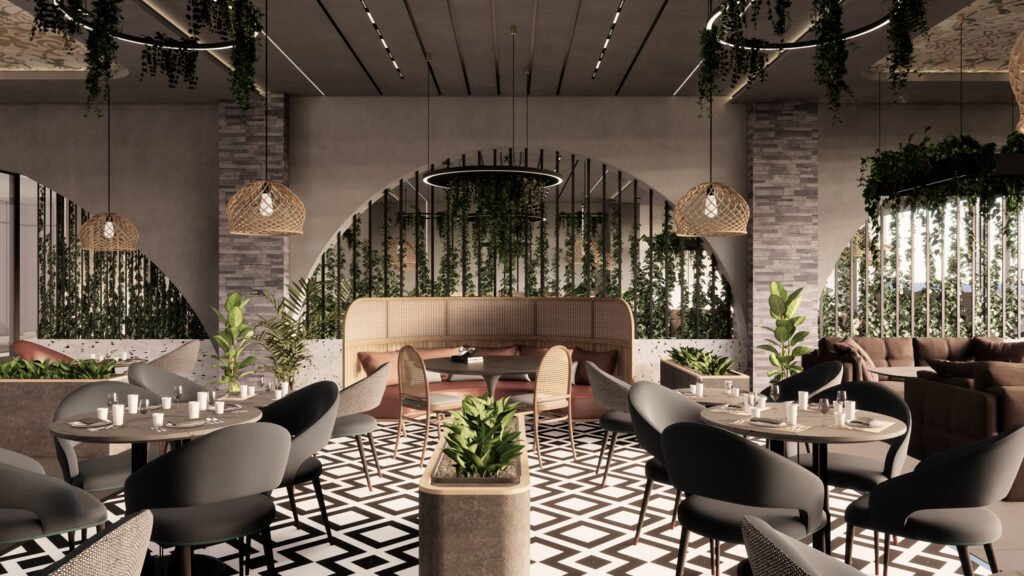 Best Architects in Lahore - Dhudyal Restaurants Interior Design by Archi Cubes