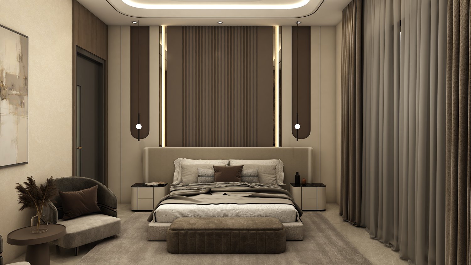 Mr. Khawar House Interior Design by Archi Cubes Best Architects in Lahore