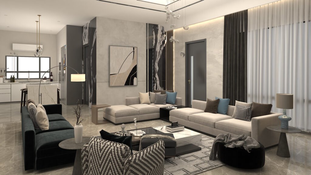 Mr. Khawar House Interior Design by Archi Cubes Best Architects in Lahore