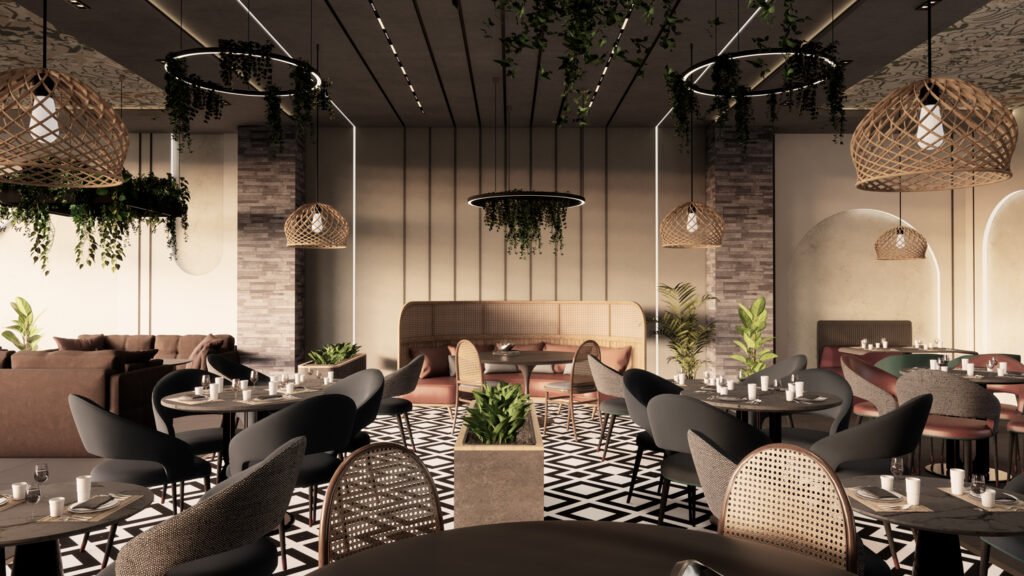 Best Architects in Lahore - Dhudyal Restaurants Interior Design by Archi Cubes
