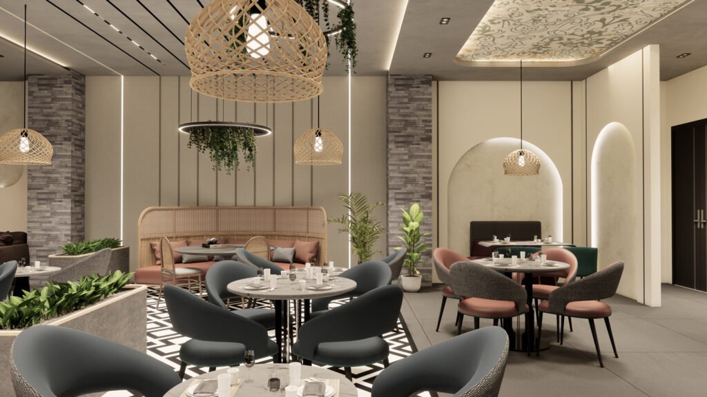 Best Architects in Lahore - Dhudyal Restaurants Interior Design by Archi Cubes