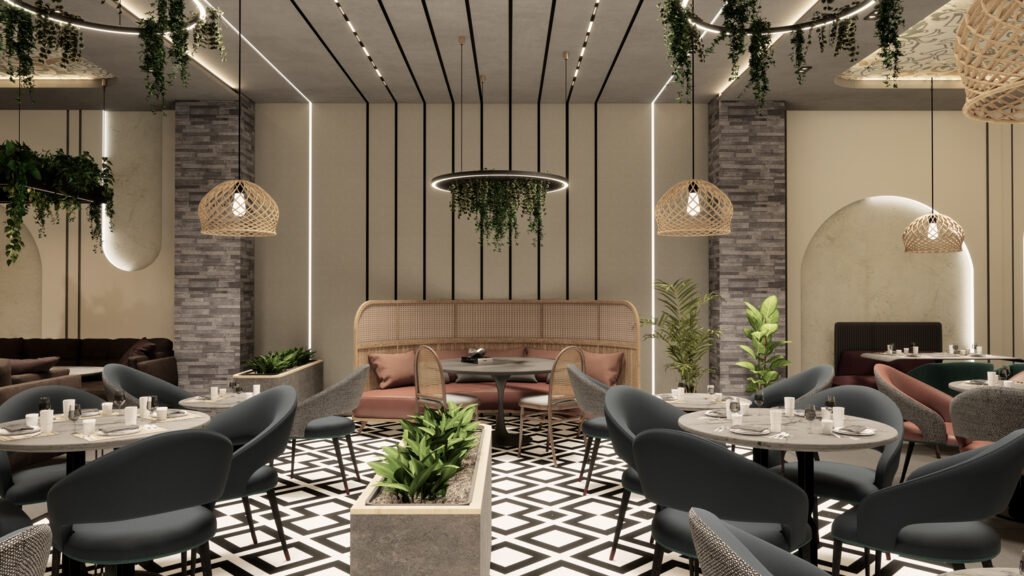 Best Architects in Lahore - Dhudyal Restaurants Interior Design by Archi Cubes